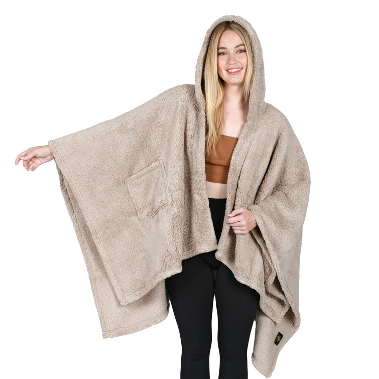 Womens hooded blanket discount wrap